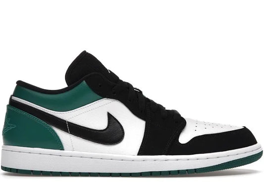 Jordan Retro 1 Low Black Mystic Green