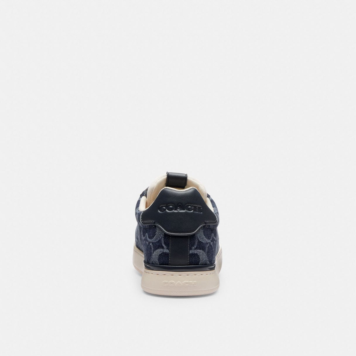 Coach_Clip Court Sneaker Navy signature canvas