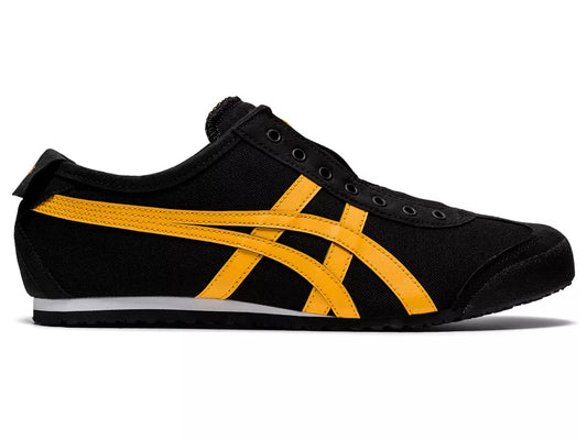 Onitsuka Tiger Mexico 66 Slip On Black Yellow For Womens