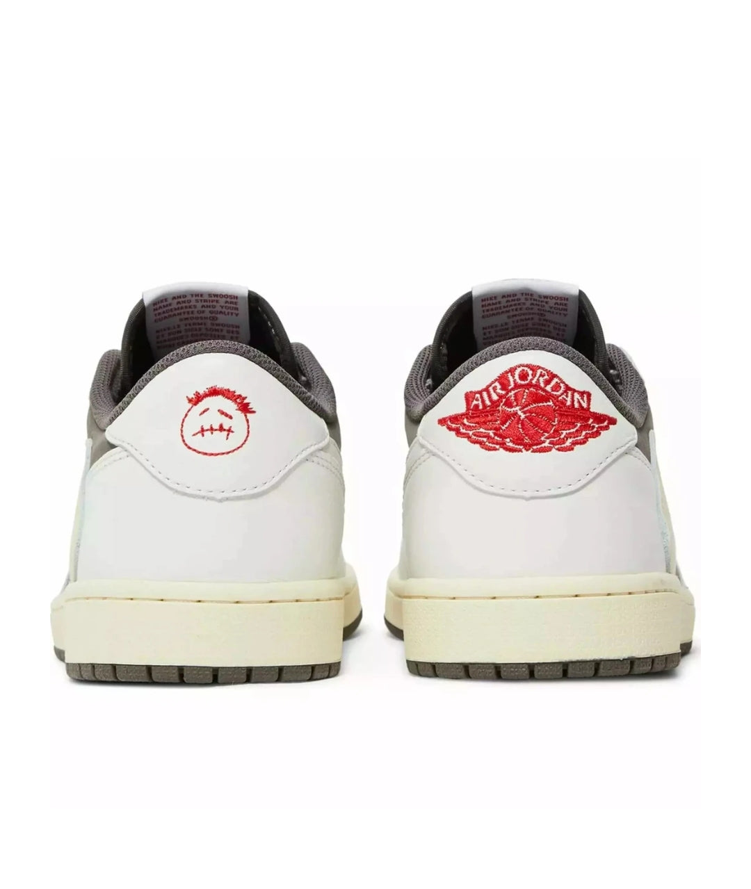 Nik_e Air Jordan Retro 1 Low X Travis Scott Reverse Mocha For Her