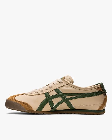 Onitsuka Tiger Beige Grass Green For Womens
