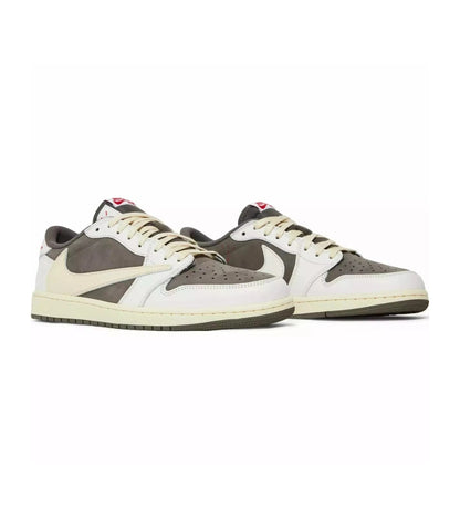Nik_e Air Jordan Retro 1 Low X Travis Scott Reverse Mocha For Her